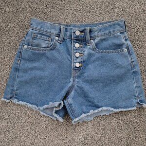 Girls Old Navy Blue Jean Shorts Size 12